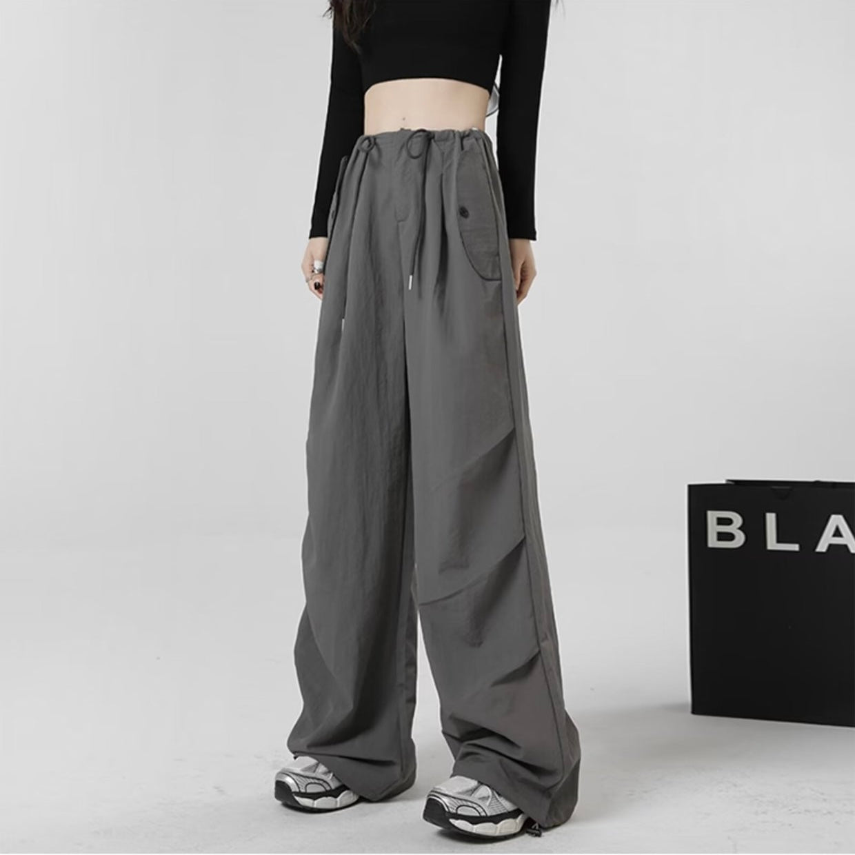 【3color】ドロスト付きカーゴパンツ｜楽ちん＆脚長見え SS-000263