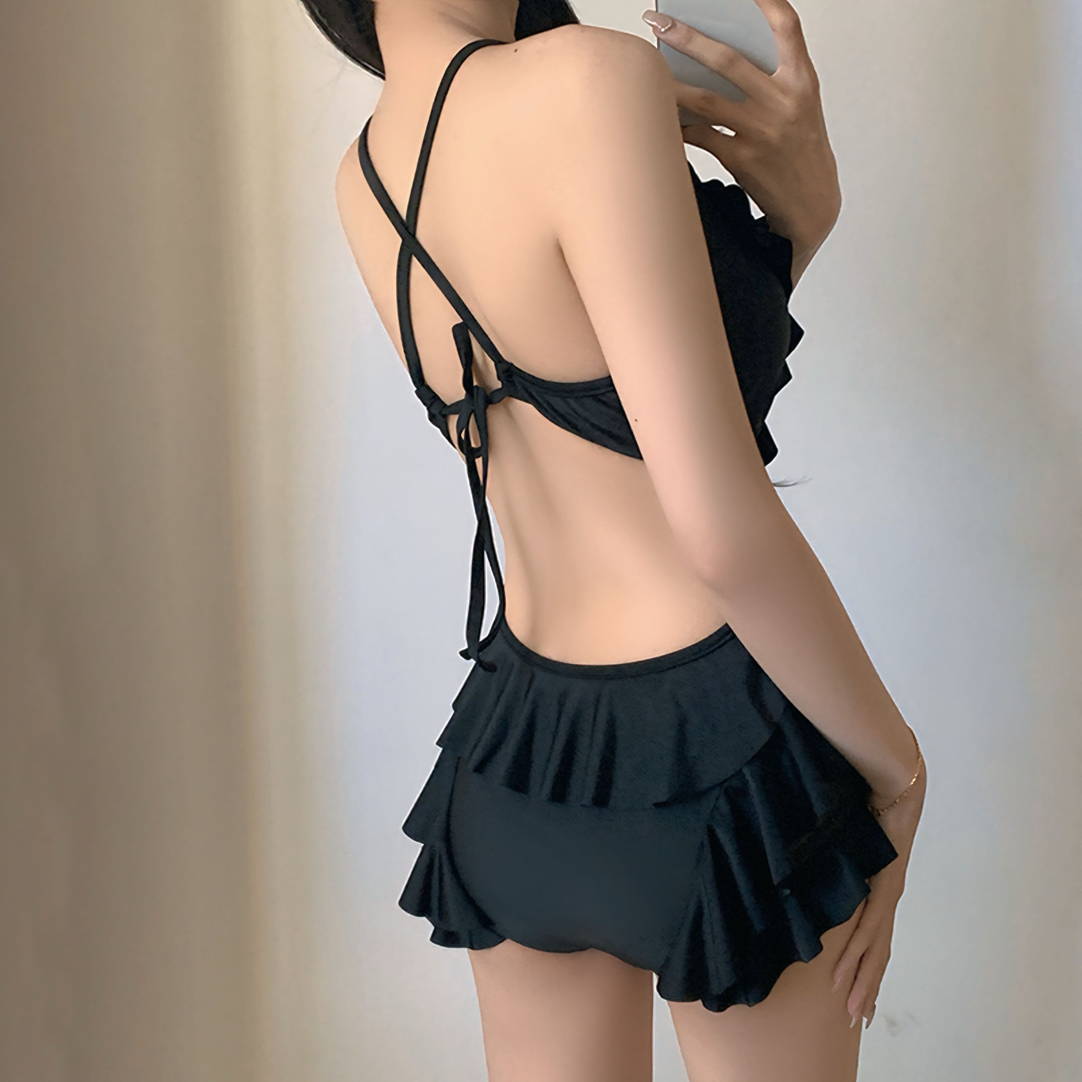 Ruffle Charm One-Piece Swimwear SS-000057