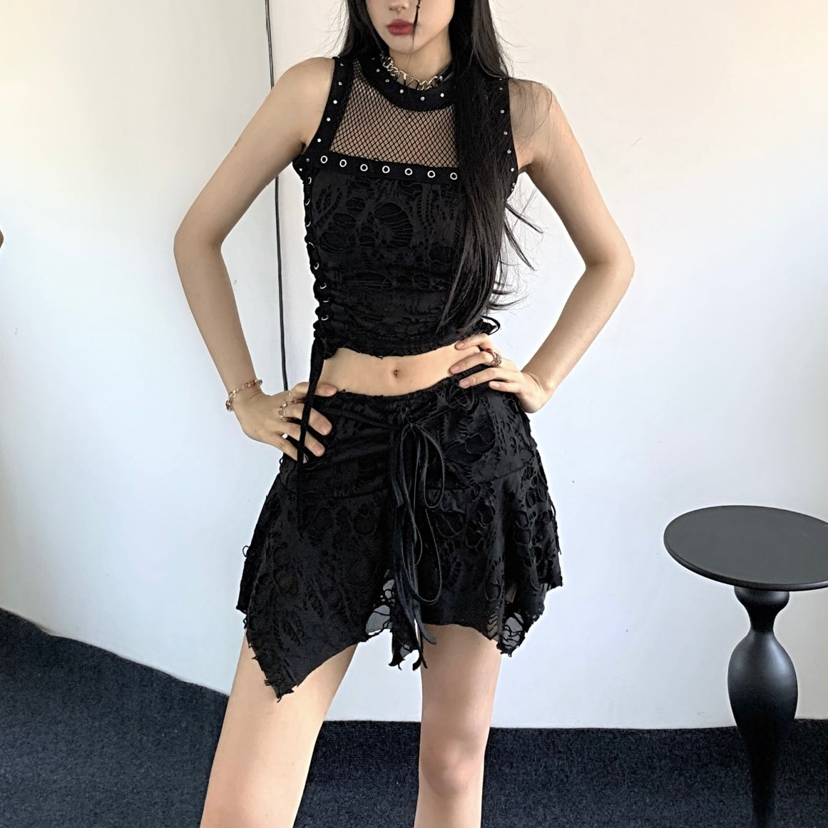 ブラックレースセットアップ SS-000519