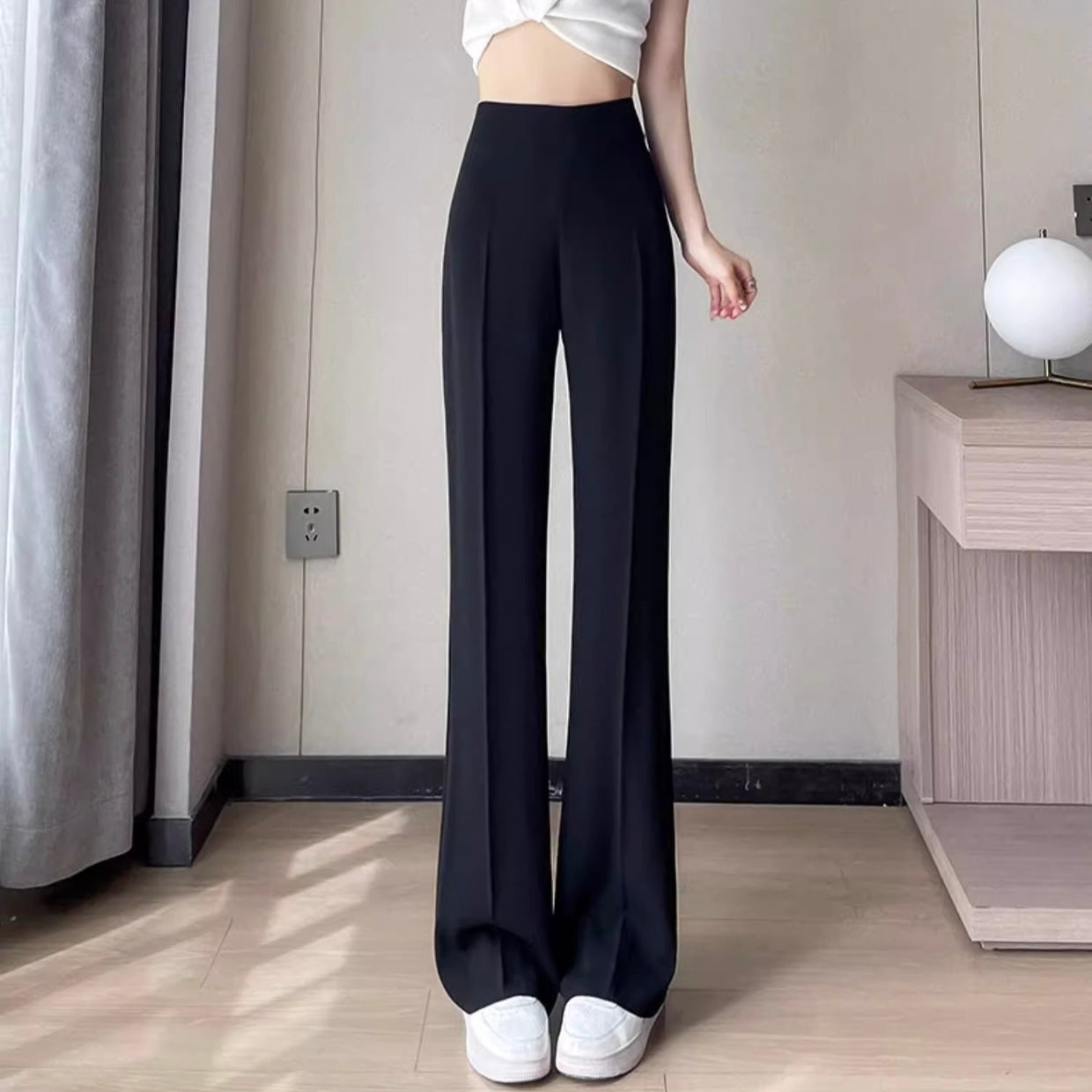 ハイウエストワイドパンツ｜ストレートシルエット SS-000287