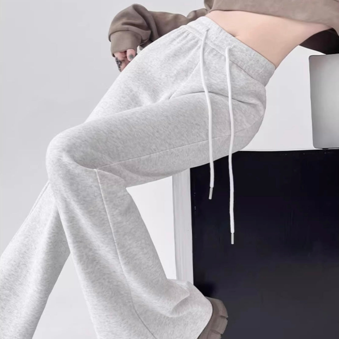 美脚フレアスウェットパンツ スタイルアップする楽ちんスウェット SS-000292
