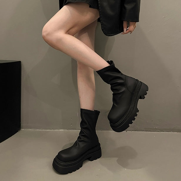 厚底ストレッチブーツ SS-000644