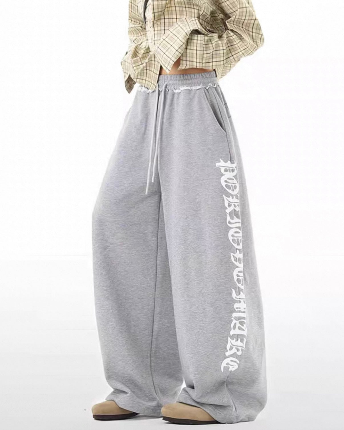 サイドロゴ ワイドスウェットパンツ SS-000675
