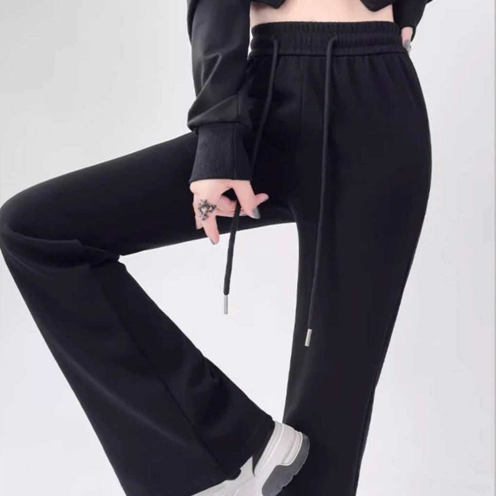美脚フレアスウェットパンツ スタイルアップする楽ちんスウェット SS-000292