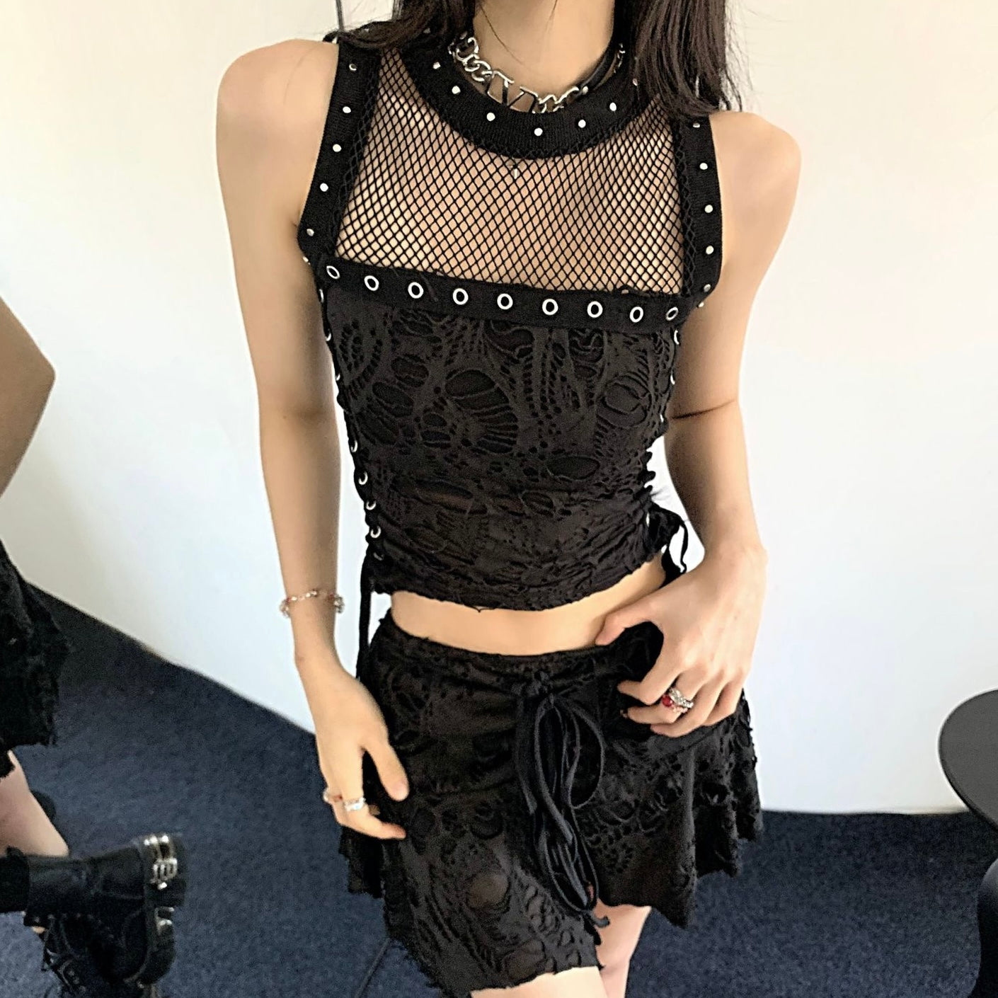 ブラックレースセットアップ SS-000519