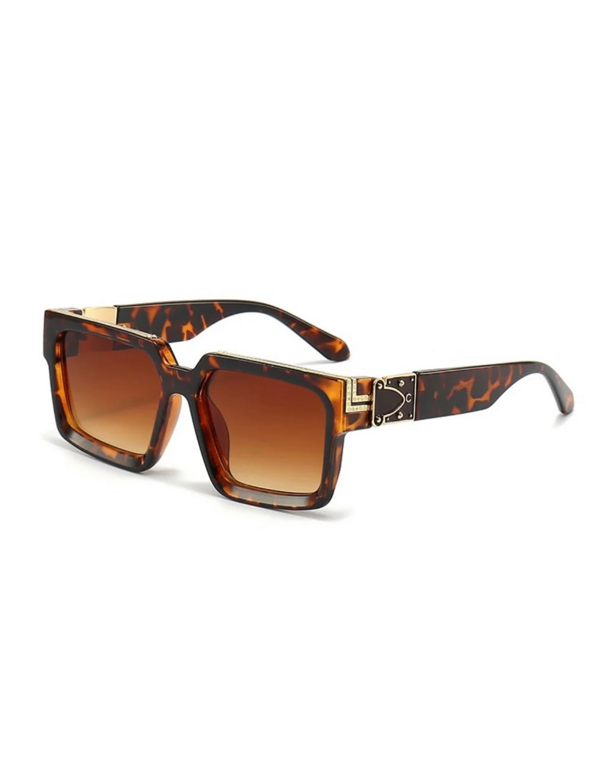 【3color】Luxury Edge Square Sunglasses SS-000039